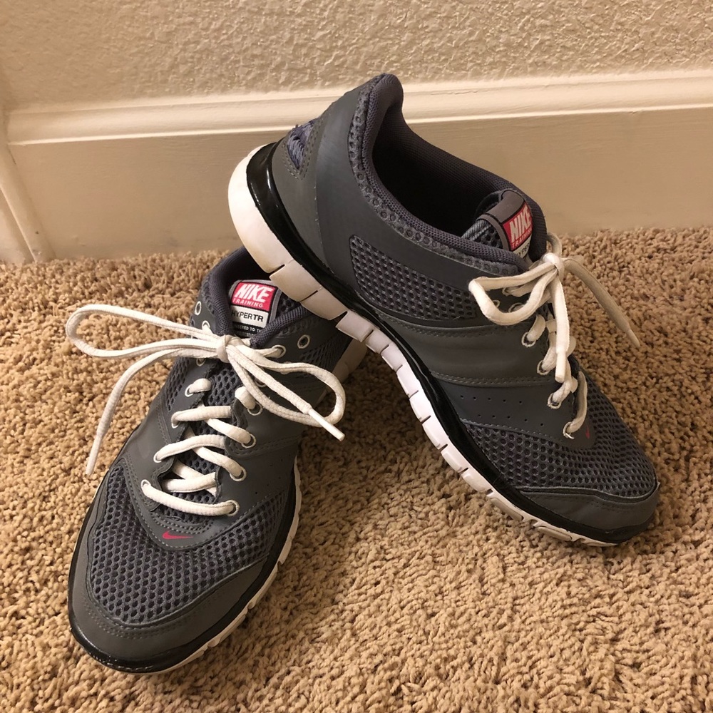 Nike Free grey with pink women’s training shoes